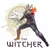 Camiseta branca com estampa do personagem Geralt de Rivia da série The Witcher.