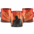 Caneca Batman Dark Knight com ilustrações em fundo vermelho, destacando o personagem Batman e outros elementos da história.