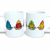 Caneca D&D com design colorido de dados e a frase "Oh No, Oh No, Oh No No No No No".