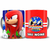 Caneca personalizada com Knuckles do game Sonic, ideal para fãs de games.