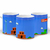 Caneca Super Mario Bros 2 com design colorido apresentando elementos do jogo, como castelos, nuvens e canos verdes.