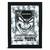 Quadro decorativo do mangá Berserk, apresentando a ilustração de Guts com uma expressão intensa e a palavra "BASTAARRDS!" em destaque.