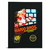 Quadro decorativo do jogo Super Mario Bros, com Mario em ação e elementos gráficos em pixel art.