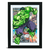Quadro decorativo do Hulk em quadrinhos, mostrando o personagem em ação com fundo colorido e falas de outros personagens.