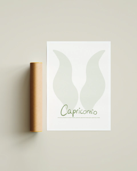 POSTER CAPRICORNIO - comprar online