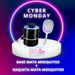 Base Mata Mosquitos + Raqueta Mata Mosquitos SOFTT®️