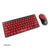 Kit Mouse e Teclado 2.4G Sem Fio Maxprint Freestyle V2 - Preto e Vermelho - comprar online