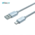 Cabo Micro USB i2GO 2m 2,4A Nylon Trançado Prata - i2GO PRO - comprar online