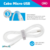 Cabo Micro USB i2GO 1,2m 2,4A PVC Flexível Flat Branco - i2GO Basic - comprar online