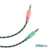 Fone de Ouvido Headset gamer P2/cabo Nylon Verde PH123 na internet