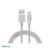 Cabo Lightning MFi para USB Nylon 1.2m - Silver | GT