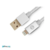 Cabo Lightning MFi para USB Nylon 1.2m - Silver | GT - comprar online