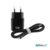 Kit Carregador De Parede USB 1A + Cabo USB-C 1,2m 2,4A I2GO Preto - I2GO Basic I2GKIT001BK