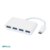 Cabo Adaptador USB-C Para 4 Portas USB 3.0 Fêmea Geonav UCA07