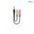 Adaptador De Audio P3 ELG Para Headset PS/Xbox