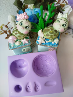 Tartaruguita - MD Moldes de Silicone