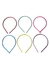 TIARA FINA PARA CABELO C/12 (CORES SORTIDAS) - comprar online