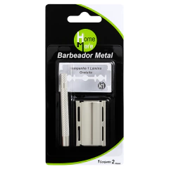 APARELHO DE BARBEAR DE METAL C/ LÂMINA HM 2,C/1 UN