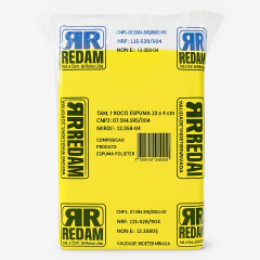 BLOCO DE ESPUMA 20CM X 12CM X 6CM REDAM