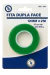 FITA DUPLA FACE VERDE 12MM X 2M