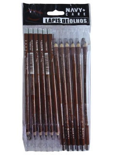 LÁPIS DELINEADOR P/ OLHOS (MARROM) C/12