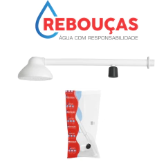 CHUVEIRO FRIO PEQUENO COMPLETO C/REGISTRO