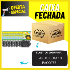 MASTER ELÁSTICO LIGUINHA (PRETO) 1 PACOTE C / 10X12