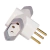 PLUGUE TRÊS SAÍDAS 2P+T 10A/250V LUSTER C/ INMETRO - comprar online