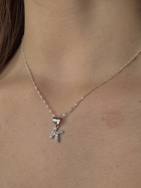 Collar Inicial K - comprar online