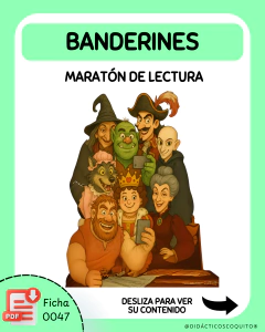 Banderines Maratón de Lectura - Ficha 0047