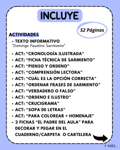 Sarmiento - Segundo Ciclo - Ficha 0041 - Didacticoscoquito