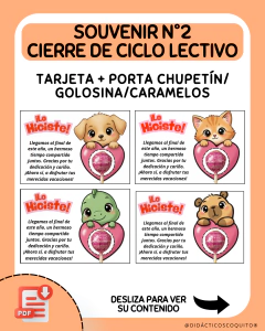 Souvenir N°2 - Cierre de Ciclo Lectivo