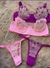 Conjunto De Lingerie Adriana Com cinta liga - comprar online