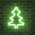 Lampara Led Colgante Arbol de Navidad Verde en internet