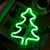 Lampara Led Colgante Arbol de Navidad Verde - comprar online