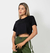 T-Shirt Cropped Corte A Fio - loja online