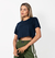 T-Shirt Cropped Corte A Fio