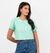 T-Shirt Cropped Corte A Fio - comprar online