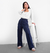 Calça Pantalona Barra A Fio - comprar online
