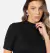 Blusa Básica Meia Gola De Ribana na internet