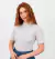 Blusa Básica Meia Gola De Ribana - comprar online