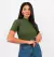 Blusa Básica Meia Gola De Ribana - loja online