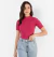 Blusa Básica Meia Gola De Ribana