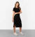 Vestido Midi A Fio Em Ribana - comprar online