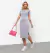 Vestido Midi A Fio Em Ribana na internet