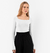 Blusa Básica De Decote Quadrado