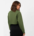 Blusão Cropped Com Recorte Trançador - loja online