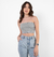 Cropped Tomara Que Caia Canelado - loja online