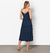 Vestido Midi Com Recorte Maria Assimétrico - loja online