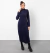 Vestido Midi Gola Rolê E Fenda